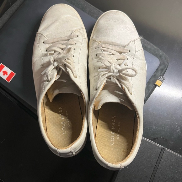 Cole Haan Shoes Cole Haan White Leather Sneaker 9 Poshmark